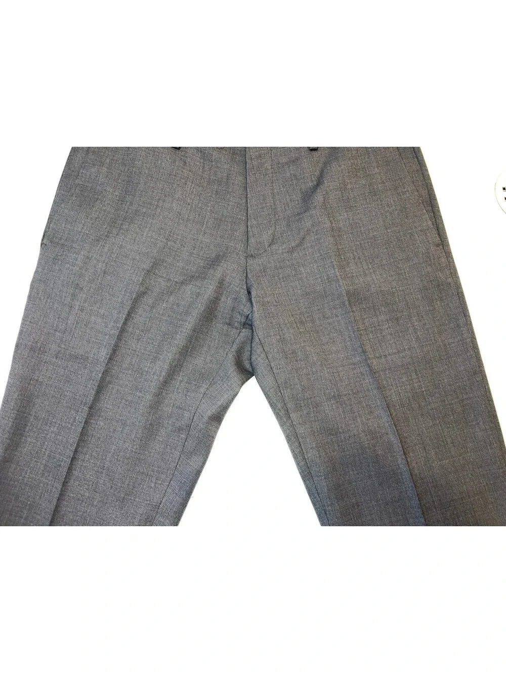 DESIGNER BANANA REPUBLIC SLIM FIT 100% WOOL GRAY DRESS PANTS MEN'S SIZE 31x30